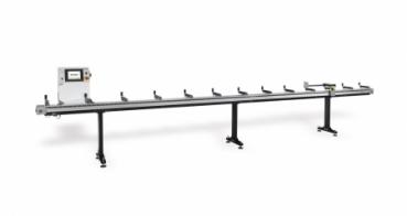 Zimmer NC roller conveyor for profiles